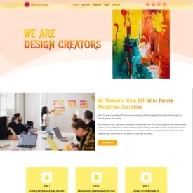 propellerheadhosting site builder sample template for a photography website