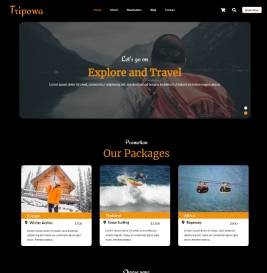 propellerheadhosting site builder tripowa sample template for a travel web site